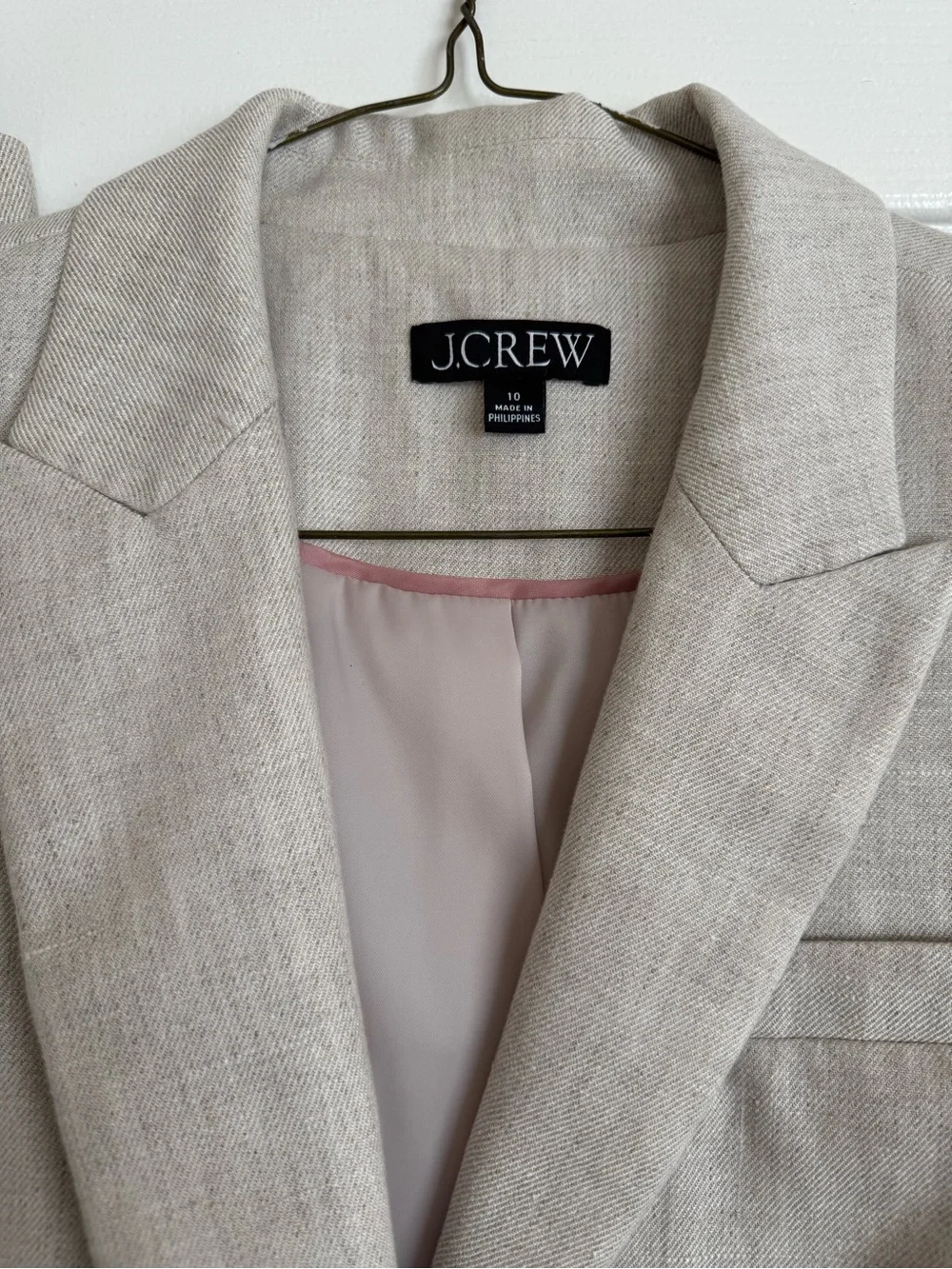 J. Crew Alexandra Blazer in Stretch Linen Blend